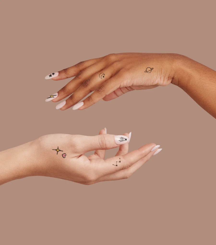 Stellar Nail Art Húðflúr