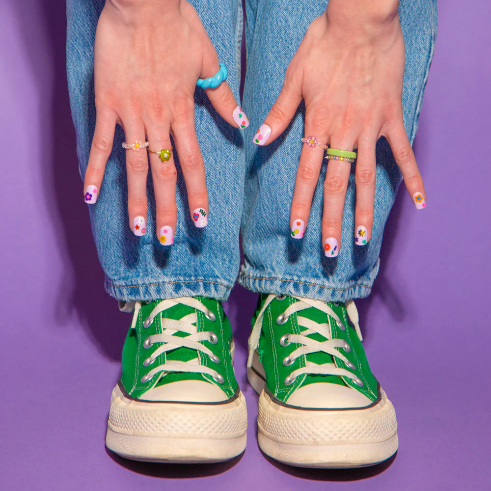 Flower Nail Stickers