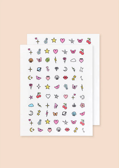 Pastel Magic Nail Art Tattoo