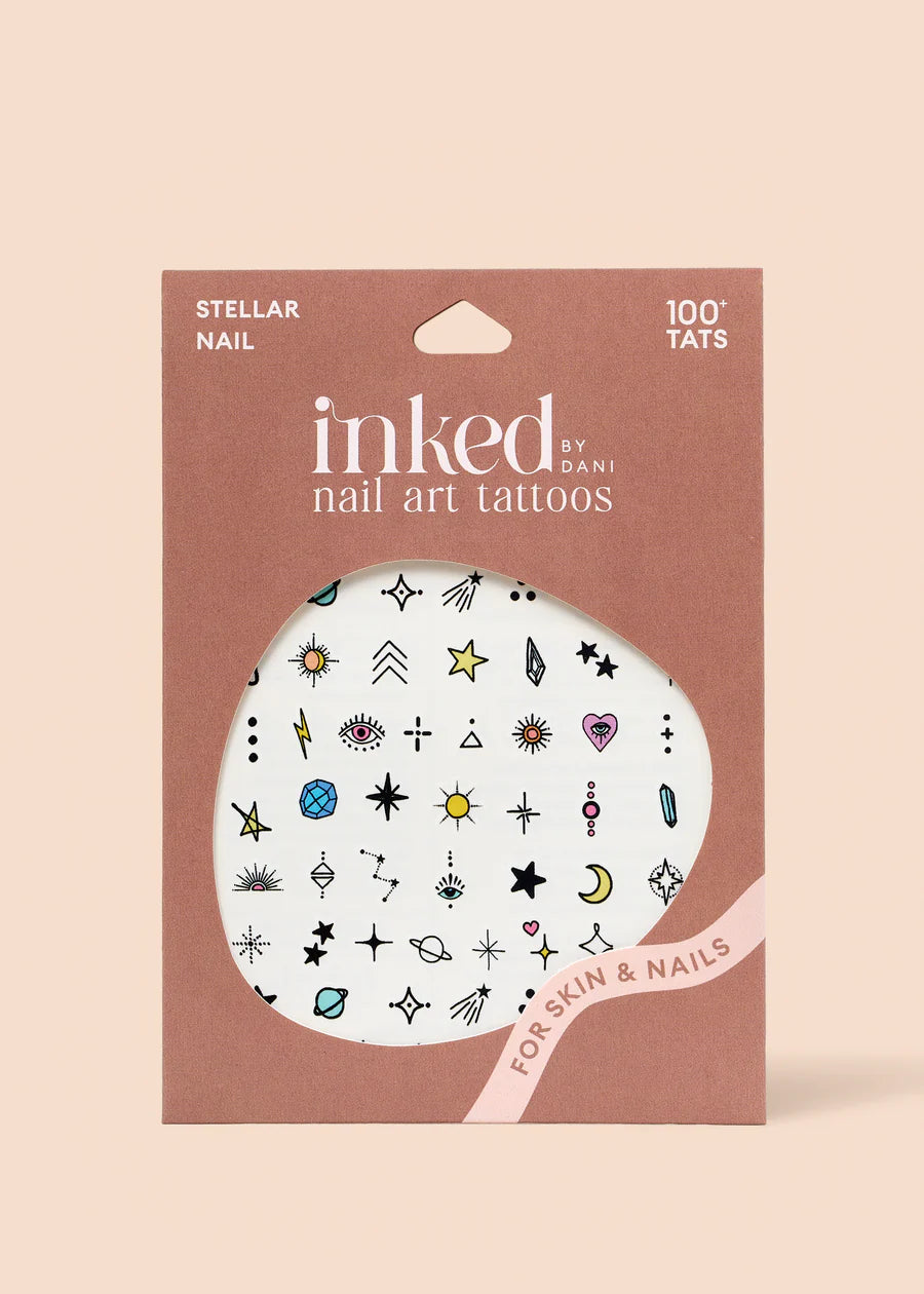 Stellar Nail Art Húðflúr