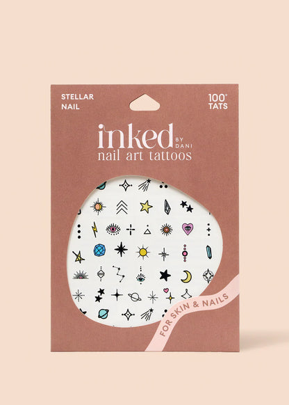 Stellar Nail Art Húðflúr