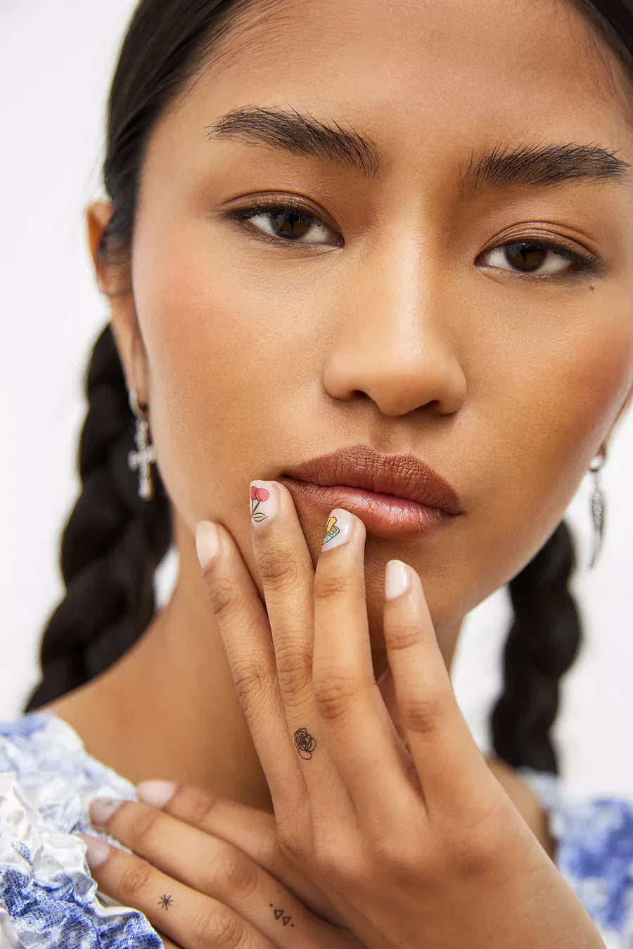 Color Nail Art Húðflúr