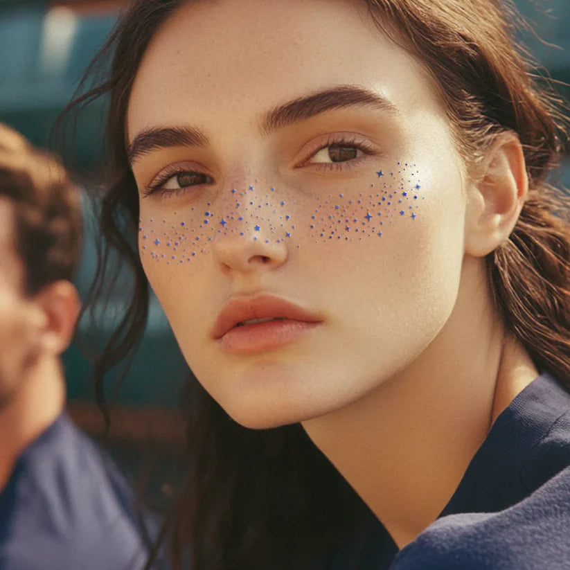 Bláar Spirit Freknur