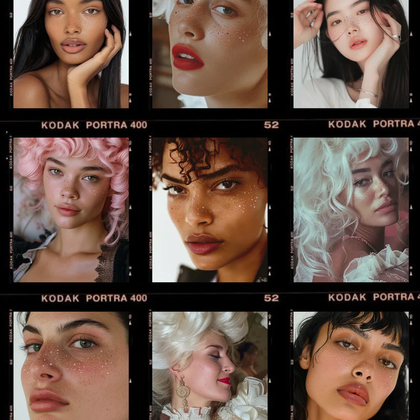 Rósagylltar Stardust Freknur