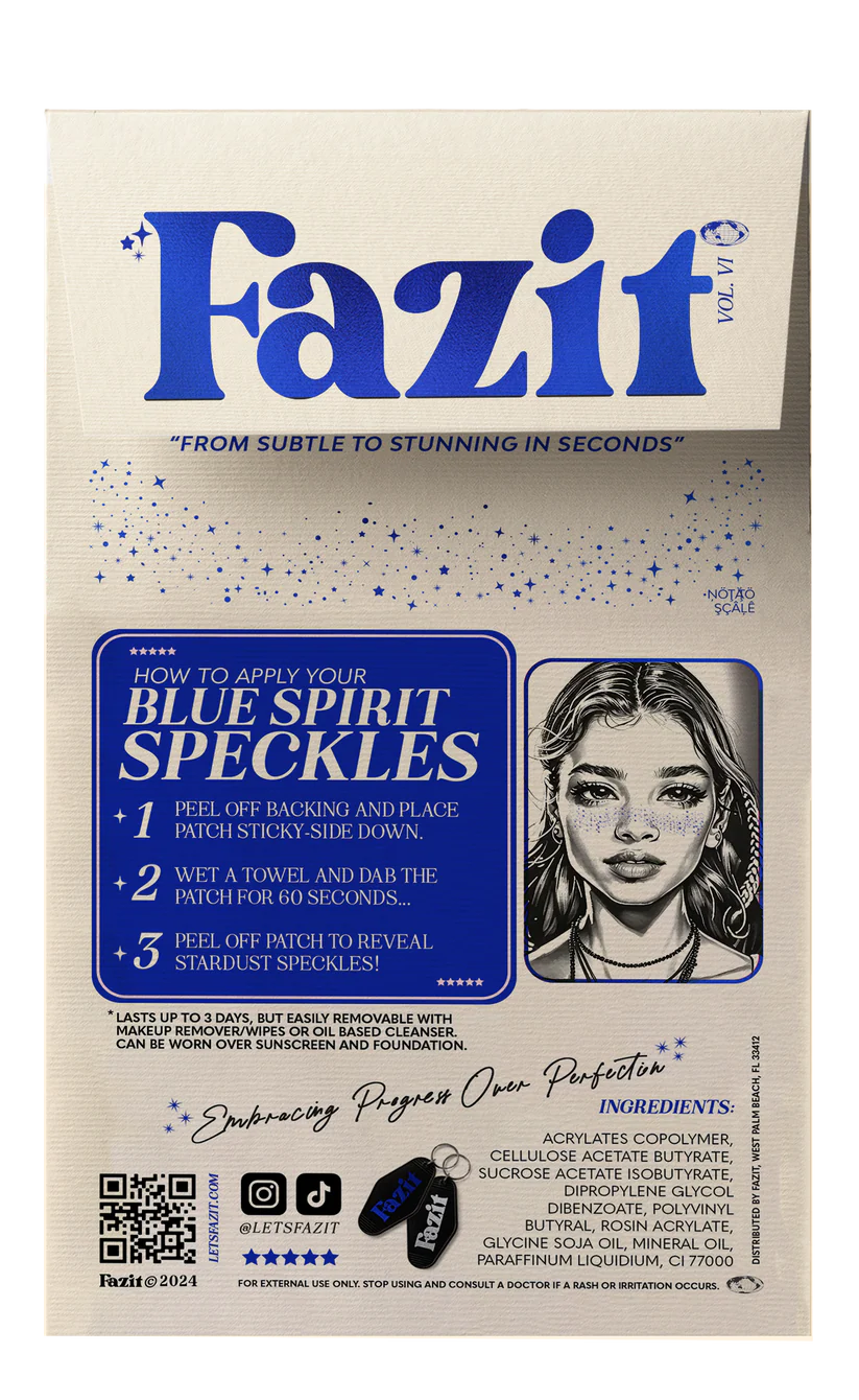 Bláar Spirit Freknur