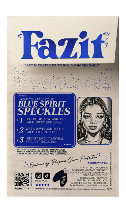 Bláar Spirit Freknur