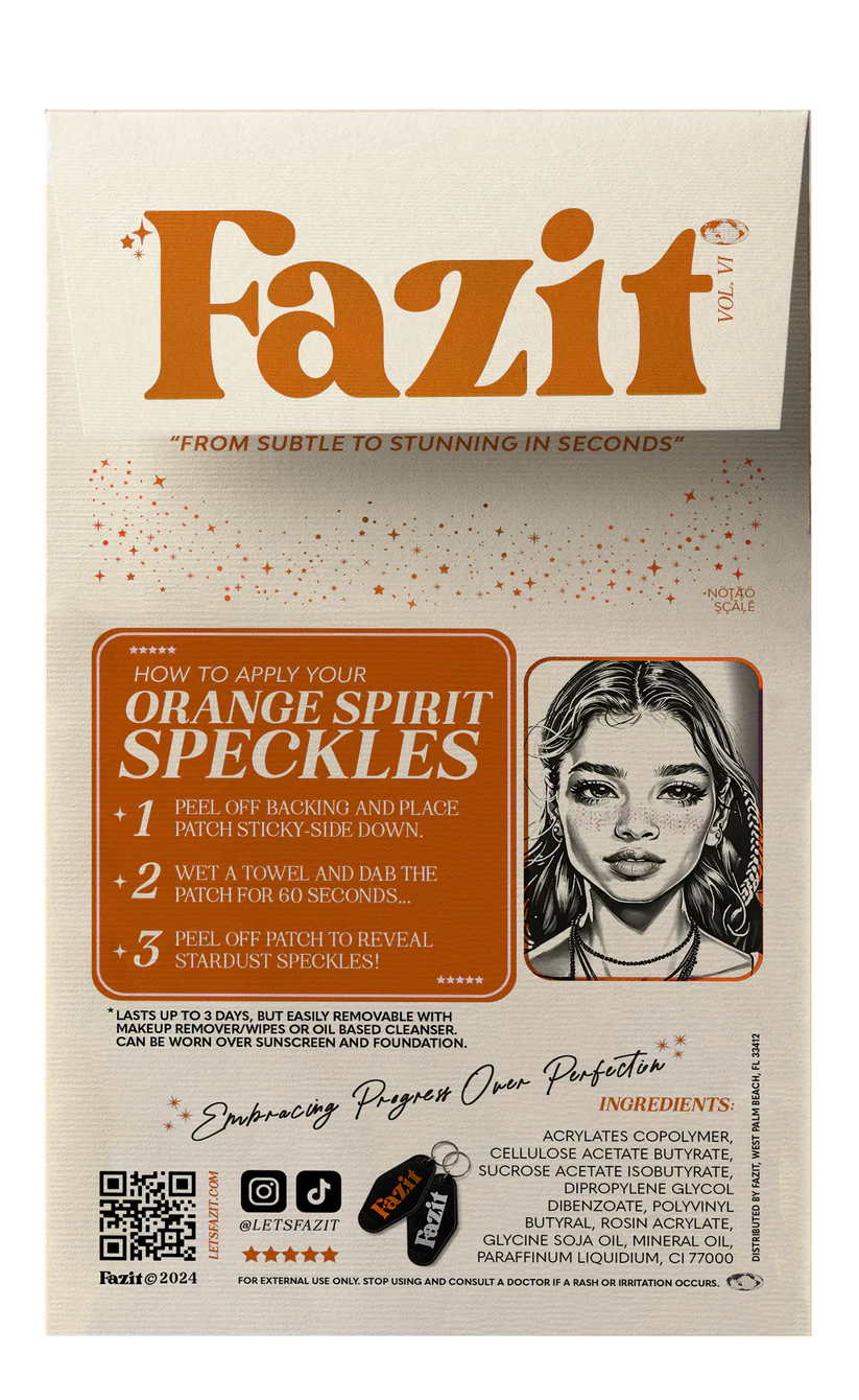 Appelsínugular Spirit Freknur