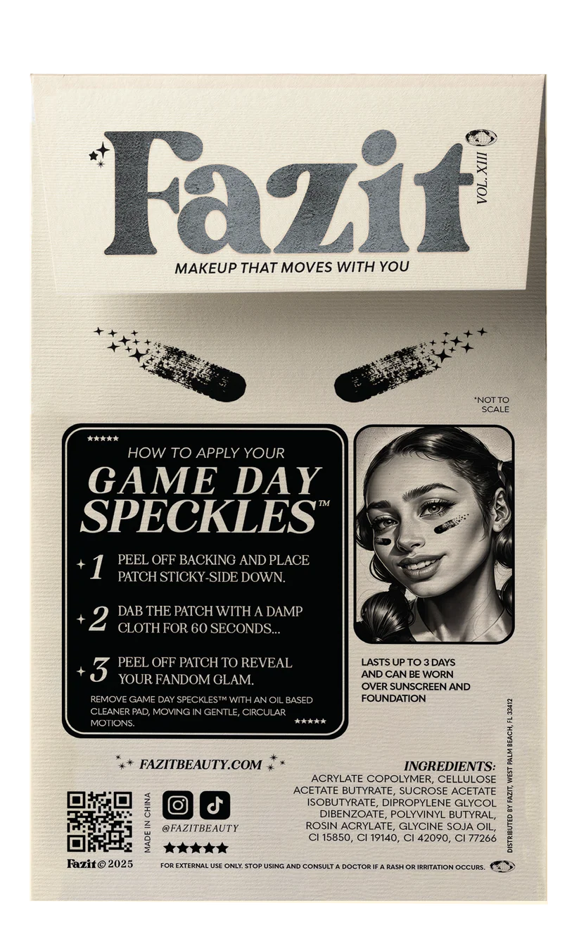 Svartar Game Day Freknur