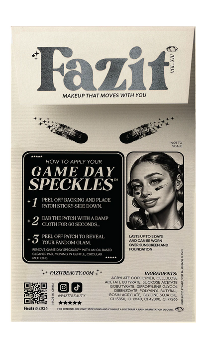 Svartar Game Day Freknur