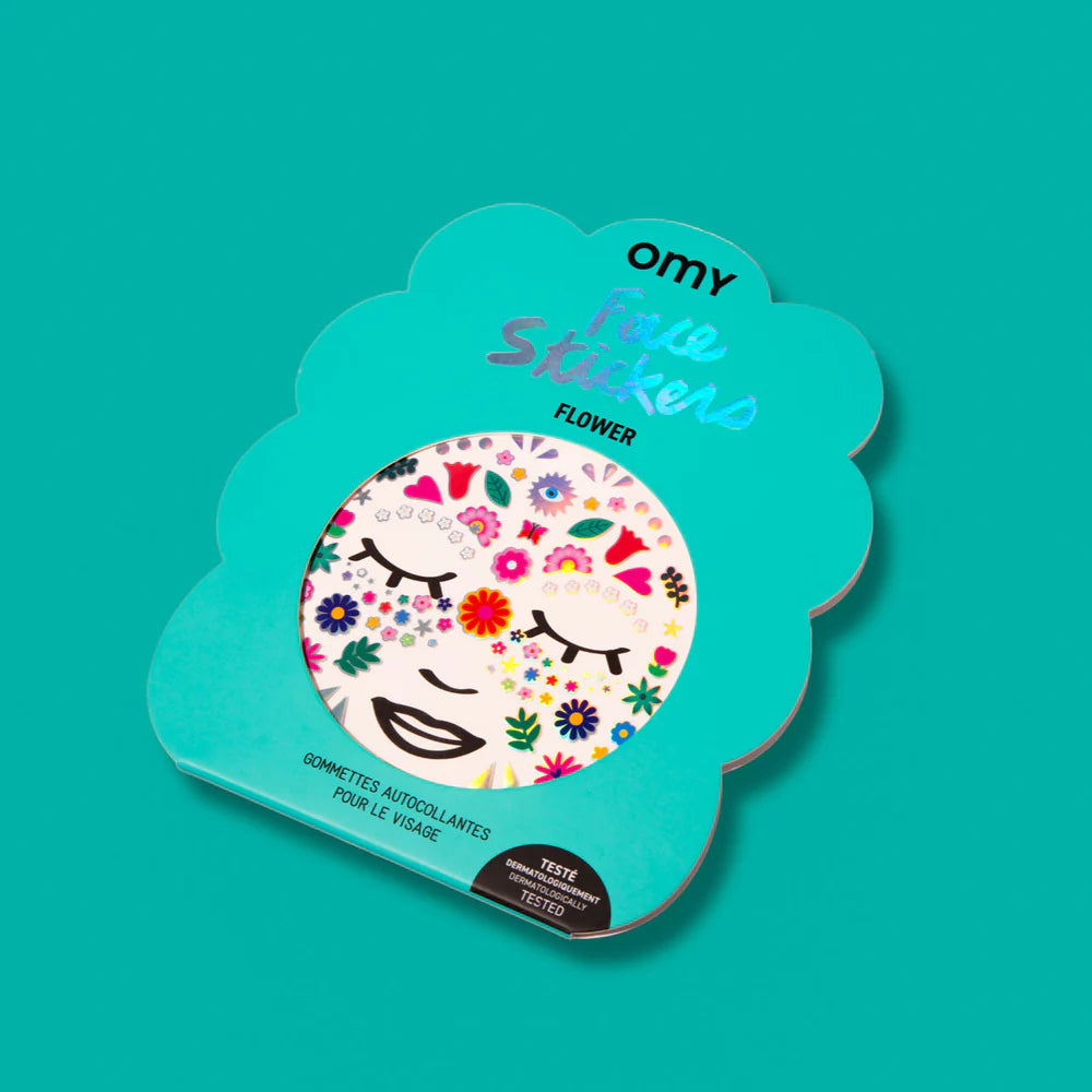 Flower Face Stickers
