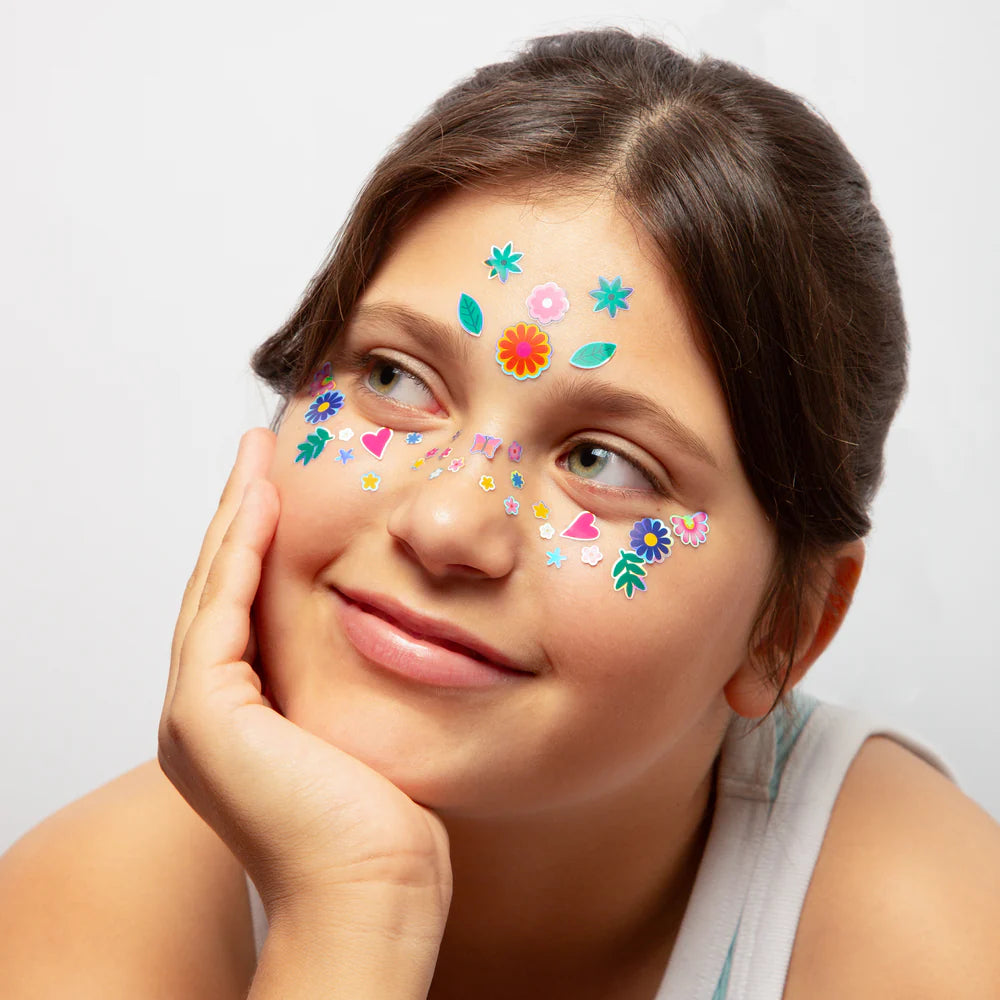 Flower Face Stickers