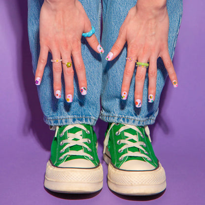 Flower Nail Stickers