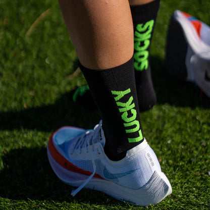 Lucky Socks - Hlaupasokkar - Svartur