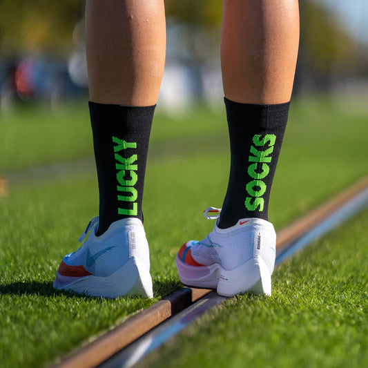 Lucky Socks - Hlaupasokkar - Svartur